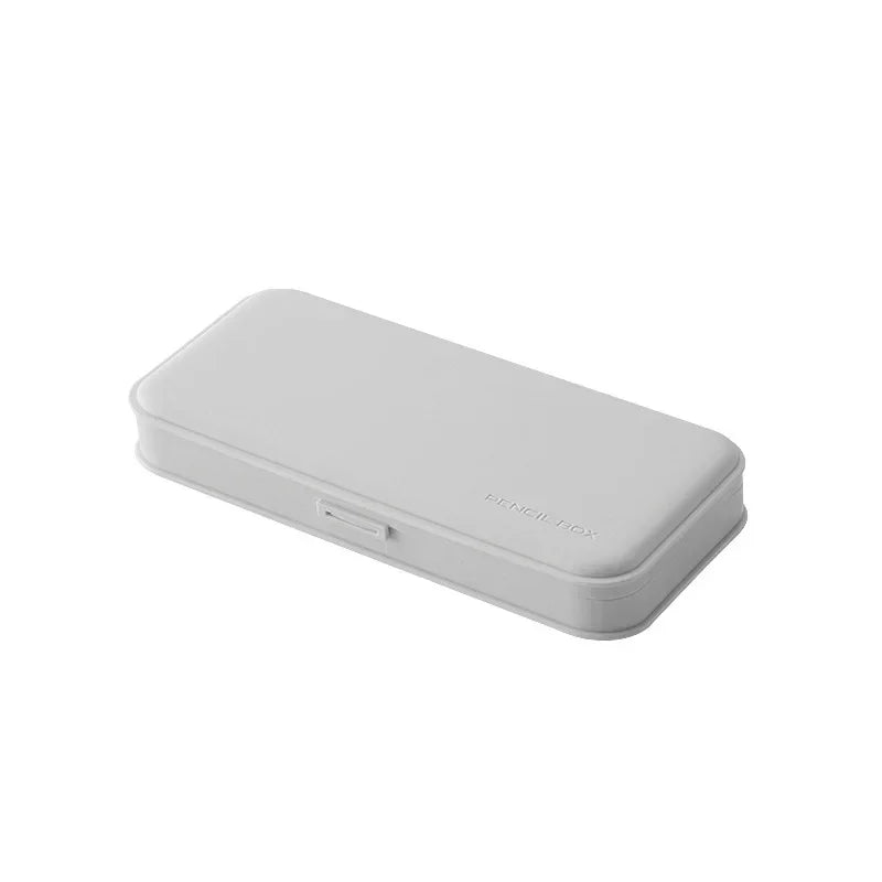 1Pcs Pencil Case Box PP Material Transparent PencilBox Pouch Stationery School Case Supplies Pencil Storage Pencil Bag exovai.com
