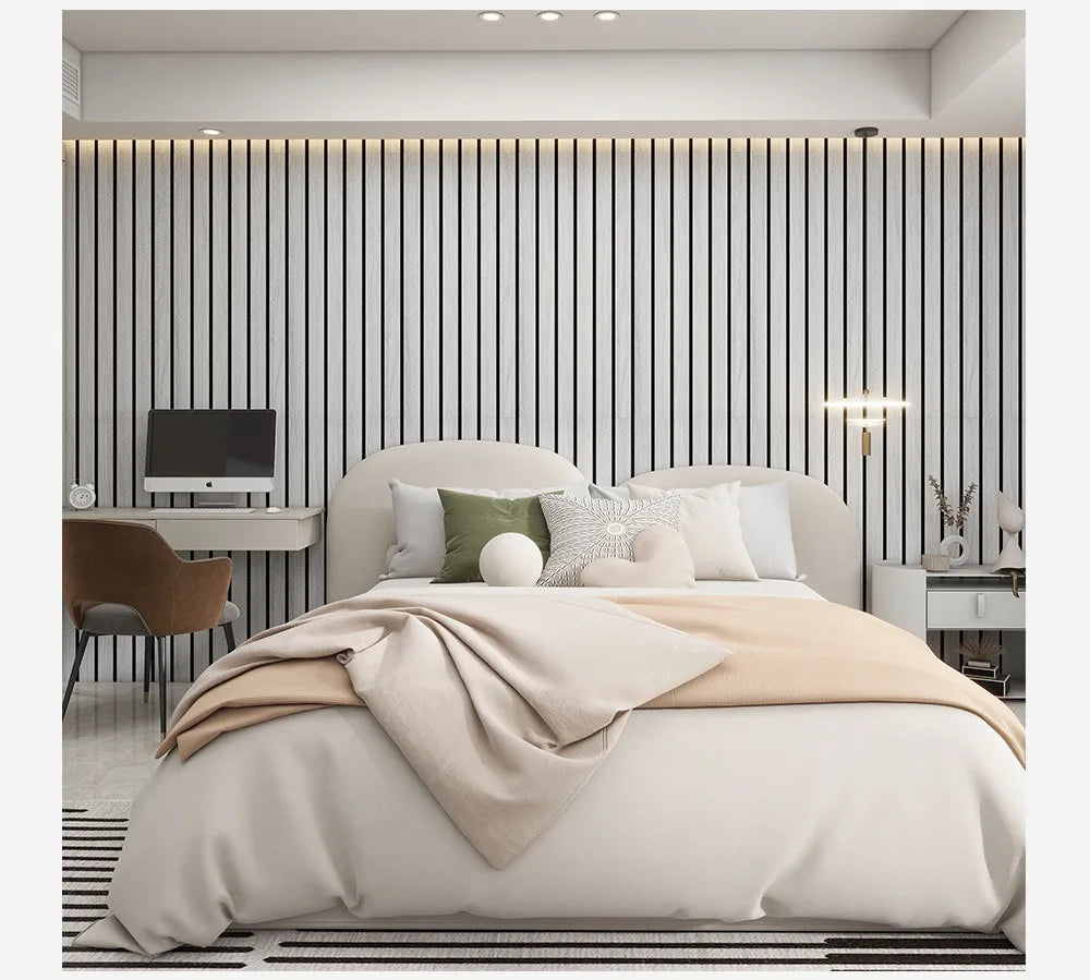 3/5/10M Thick Imitation Grille Wall Stickers Background Wall Decoration Self Adhesive Wall Papers Foam Peel and Stick Wallpapers exovai.com