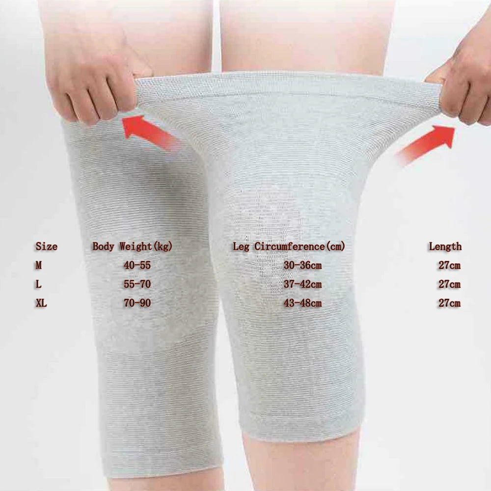 Tourmaline Injury Recovery 2PCS Pain Relief Knee Pads Warm Knee Brace Support Knee Pads Self Heating exovai.com