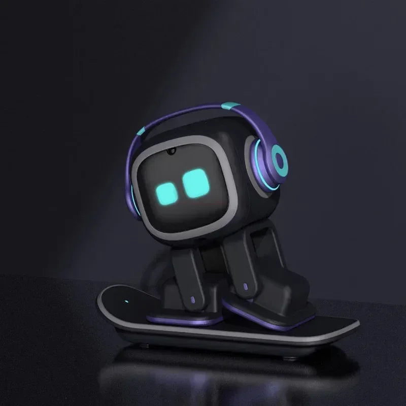 Emo Robot Pet Inteligente Future Ai Robot Voice Smart Robot Electronic Toys Pvc Desktop Companion Robot For Kids Xmas Presents exovai.com