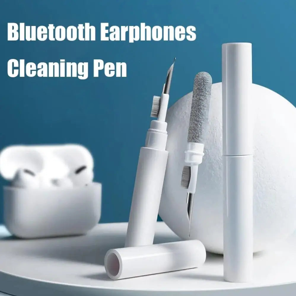 1pc Portable Bluetooth Earphone Plug Cleaning Tool Cleaning Set Dust Cleaning Pen Earphone Plug Cleaning Brush exovai.com