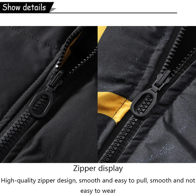 Winter Men Outdoor Windbreak Brand Removable Hooded Jacket Men Windbreak Thick Warm Casual Fashion Parka Jacket Coat Male Hots exovai.com