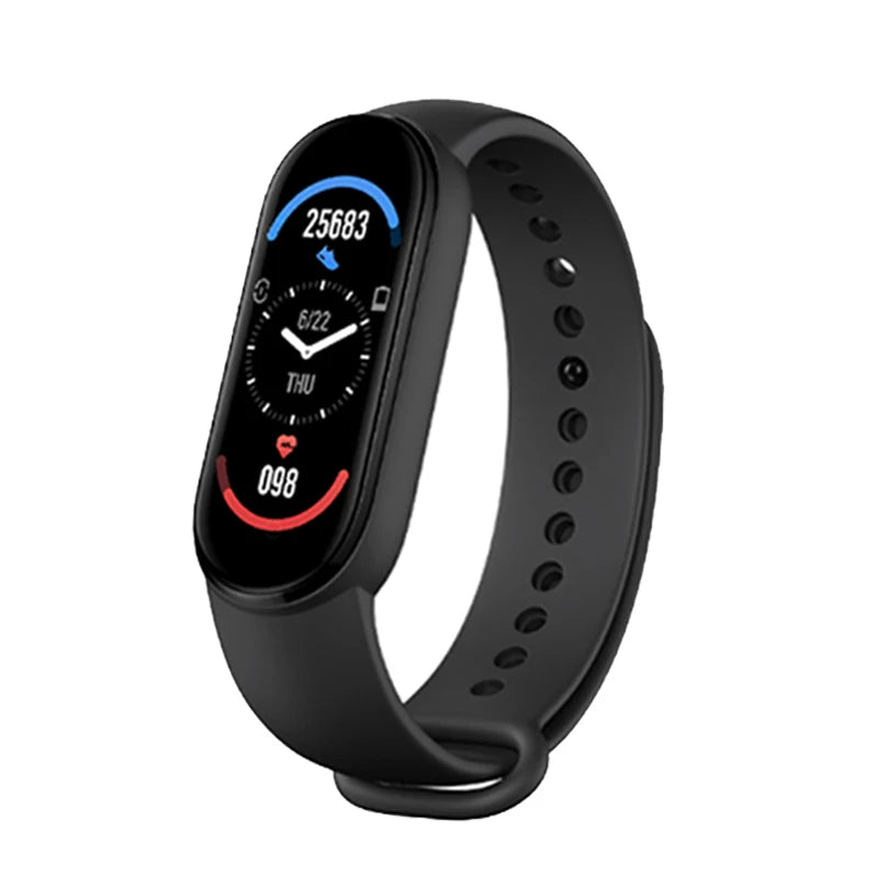 M6 Smart Watch Men Women Fitness Smart Bracelet Sports Band Heart Rate Blood Pressure Monitor Waterproof Multi-function Watches exovai.com