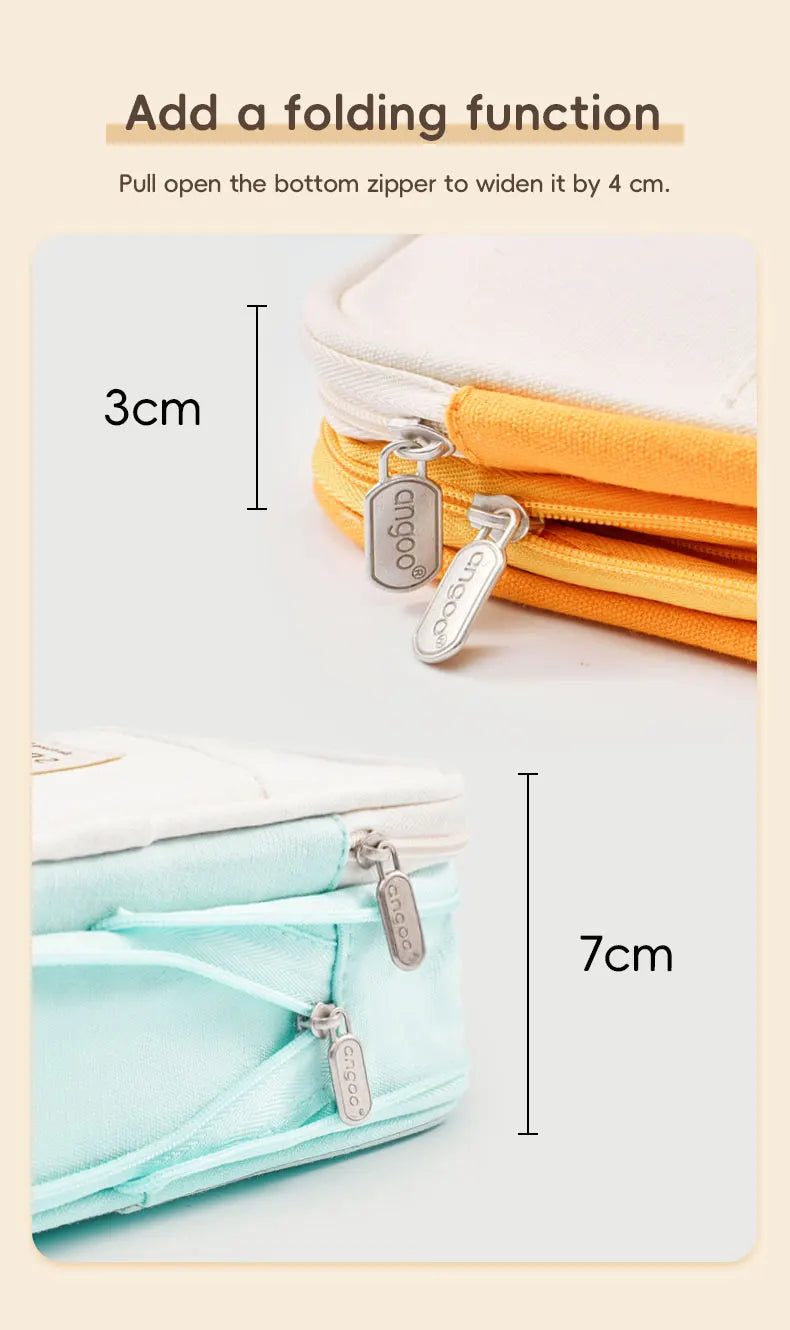 Large Big Creative Pencil Case Cute Boy Girl Kawaii Pencil Cases Storage Kids Pen Bag Stationery Box School Students Supplies exovai.com