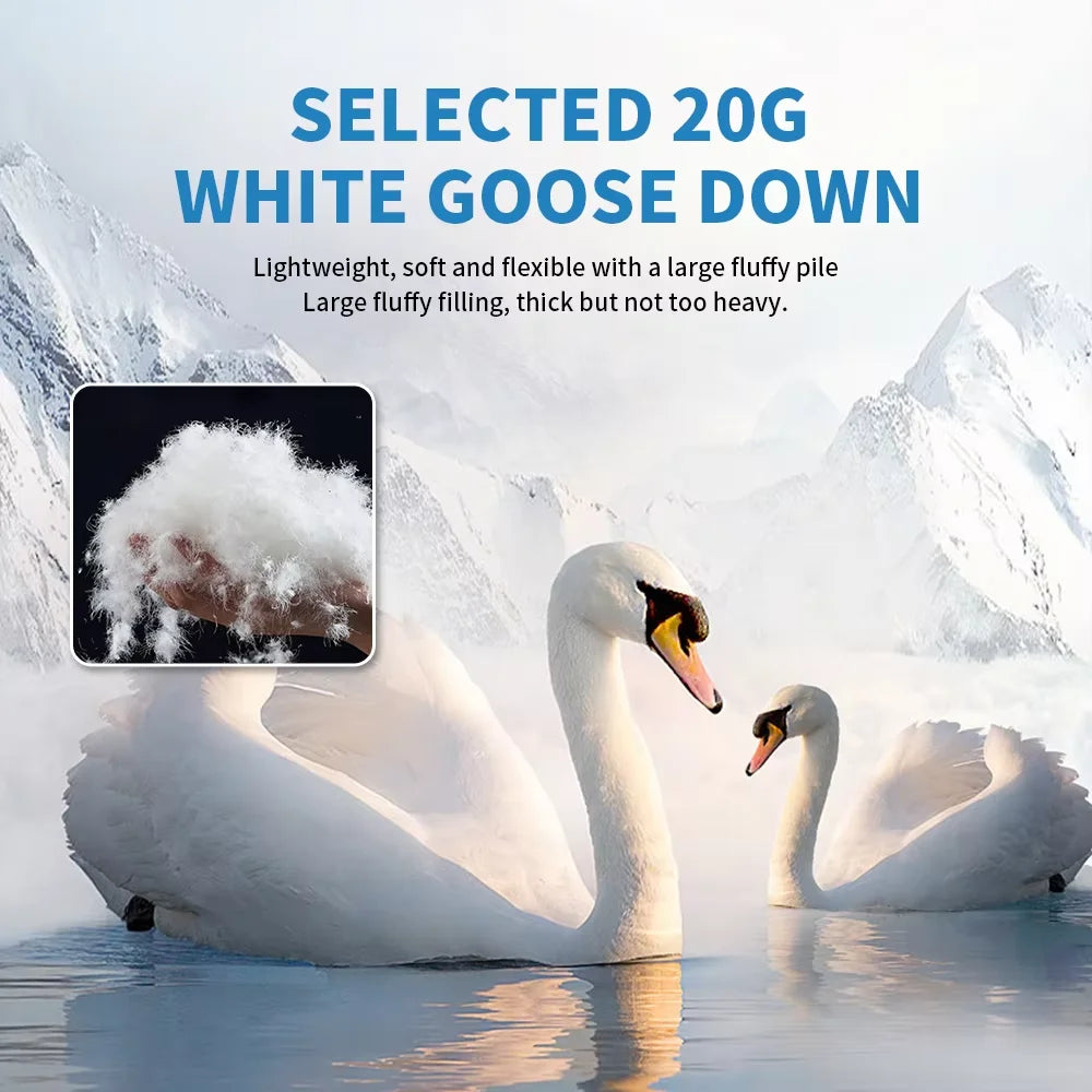Naturehike Winter Warm Down Shoes Cover Outdoor -15℃~0℃ Waterproof Windproof Goose Duck Down Thermal Feet Cover Unisex Down Boot exovai.com