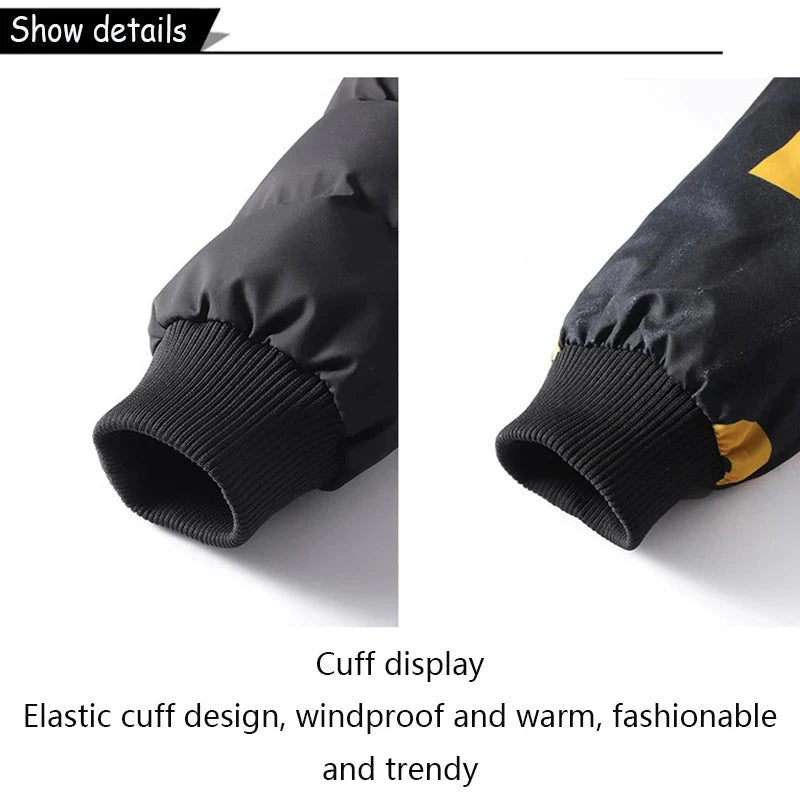 Winter Men Outdoor Windbreak Brand Removable Hooded Jacket Men Windbreak Thick Warm Casual Fashion Parka Jacket Coat Male Hots exovai.com