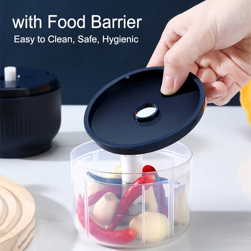 250ml Mini Wireless USB Rechargeable Electric Vegetable Chopper Garlic Crusher Food Chopper for Kitchen Gadgets for Garlic exovai.com