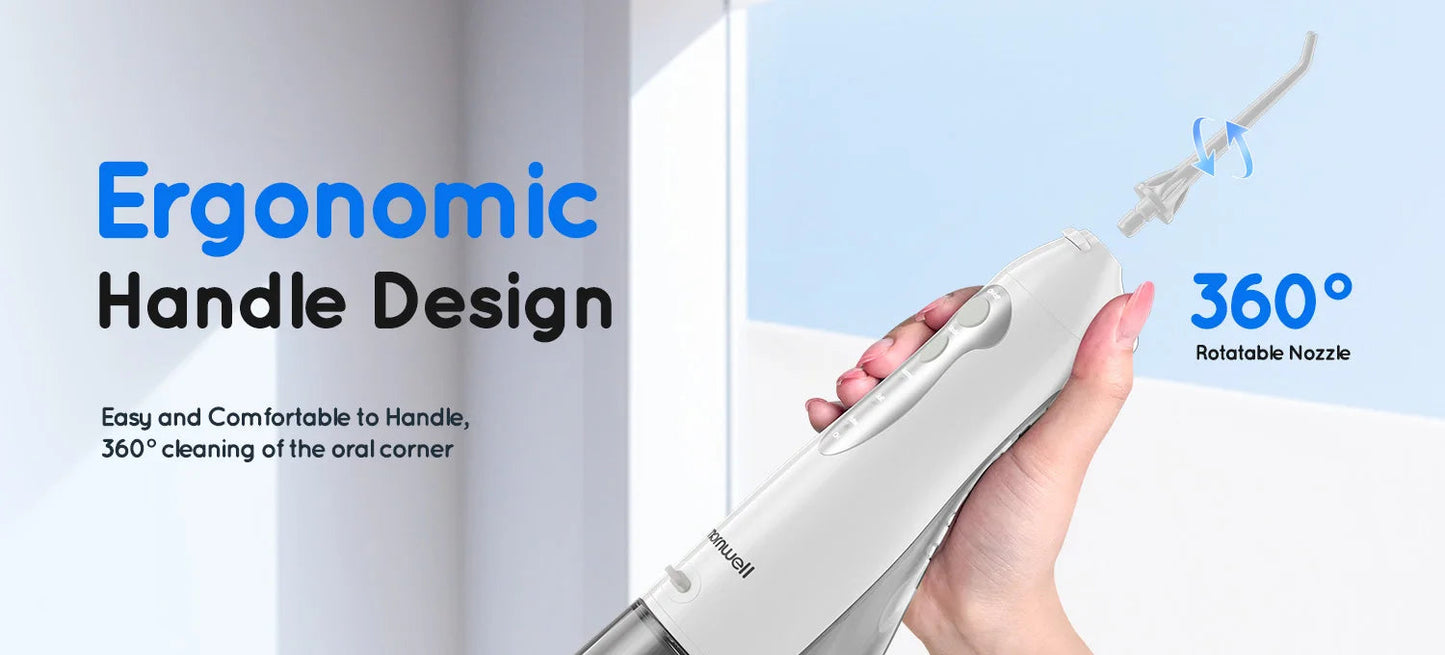 Water Dental Flosser Teeth Picks 4 Jets 3 Modes Portable Cordless D52 Water Flosser for Teeth Cleaner IPX7 Waterproof Oral Picks exovai.com