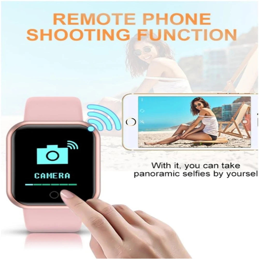 Smart Watch For Men Women Wristwatch Bluetooth Connect Phone Music Player Fitness Sport Bracelet Health Monitor Digital Watches exovai.com