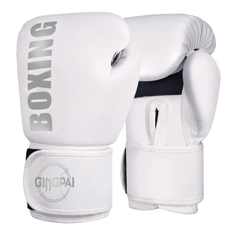 6/8/10/12oz Boxing Gloves Professional Adult Sanda Muay Thai Fighting Gloves Men and Women Training Sandbag Free Fight MMA exovai.com