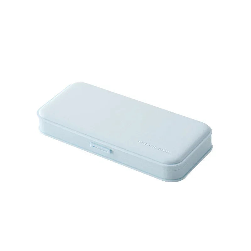 1Pcs Pencil Case Box PP Material Transparent PencilBox Pouch Stationery School Case Supplies Pencil Storage Pencil Bag exovai.com