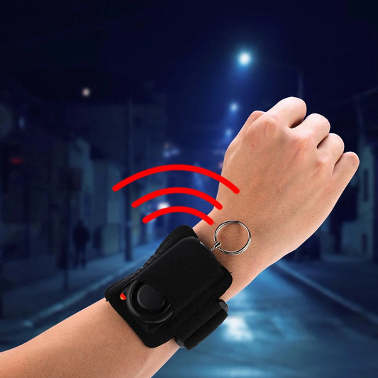 120dB  Security Alarm Anti Wolf Device  Alarm Armband Ring with LED  Alarm Armband Ring  Alarm exovai.com