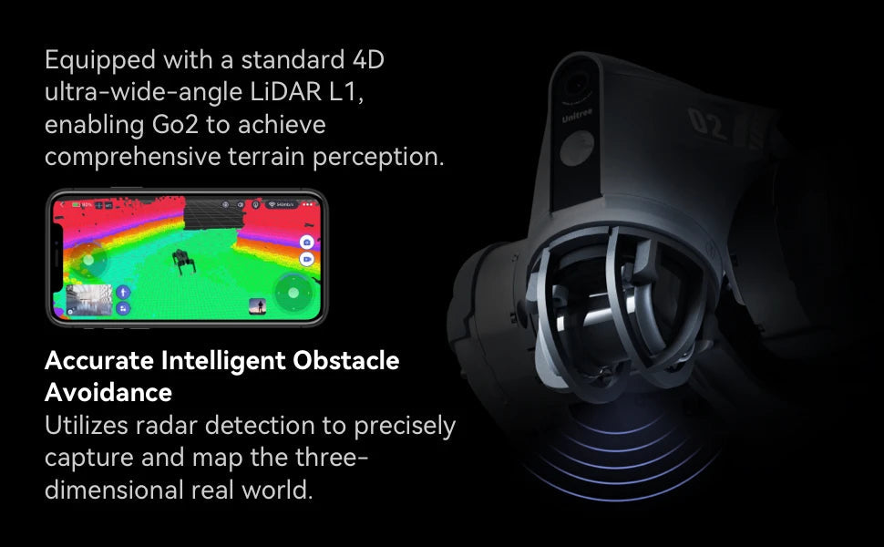 Unitree Go2 Robot Dog Quadruped Robotics for Adults Embodied AI（Go2 Air） exovai.com