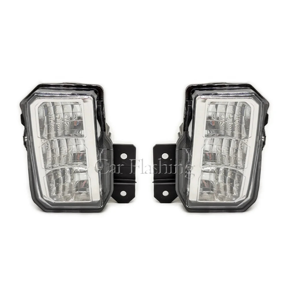 Car Flashing Car LED Fog Light For Subaru Forester SK 2019 2020 2021 Auto Driving Lamp Front Bumper Fog Lamp exovai.com
