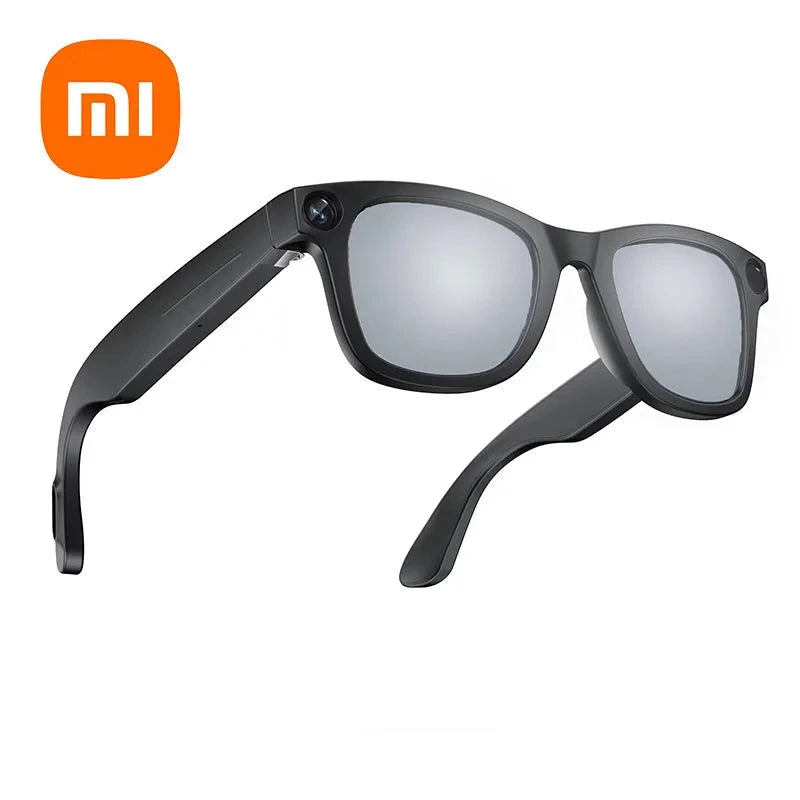 Xiaomi 4k Smart AI Bluetooth Glasses HD 800W pixel Shooting Waterproof Camera Photo Video Voice Call Translation Smart Glasses exovai.com