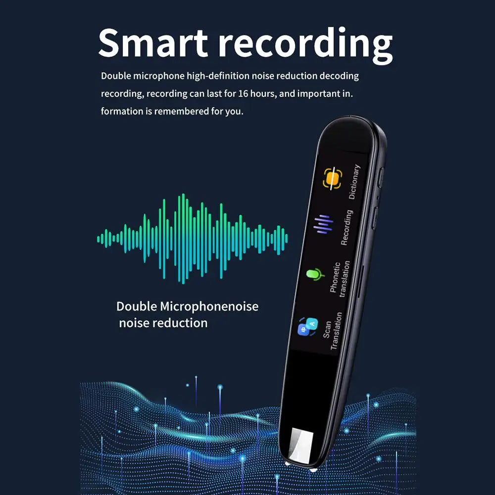Offline Translation Pen For Teacher Student Dictionary English Intelligent Scanning Point Reading 123 Languages Translator Pen exovai.com