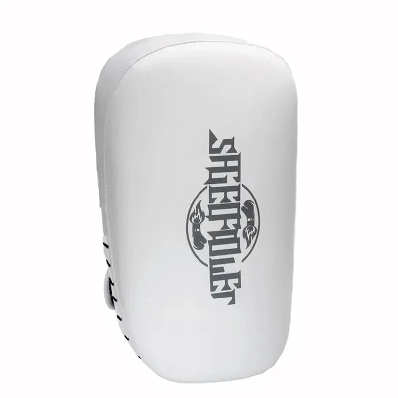 PU Leather Kickboxing Target Professional Curved Boxing Muay Thai Hand Target Arts Taekwondo Karate Training Punching Pads exovai.com