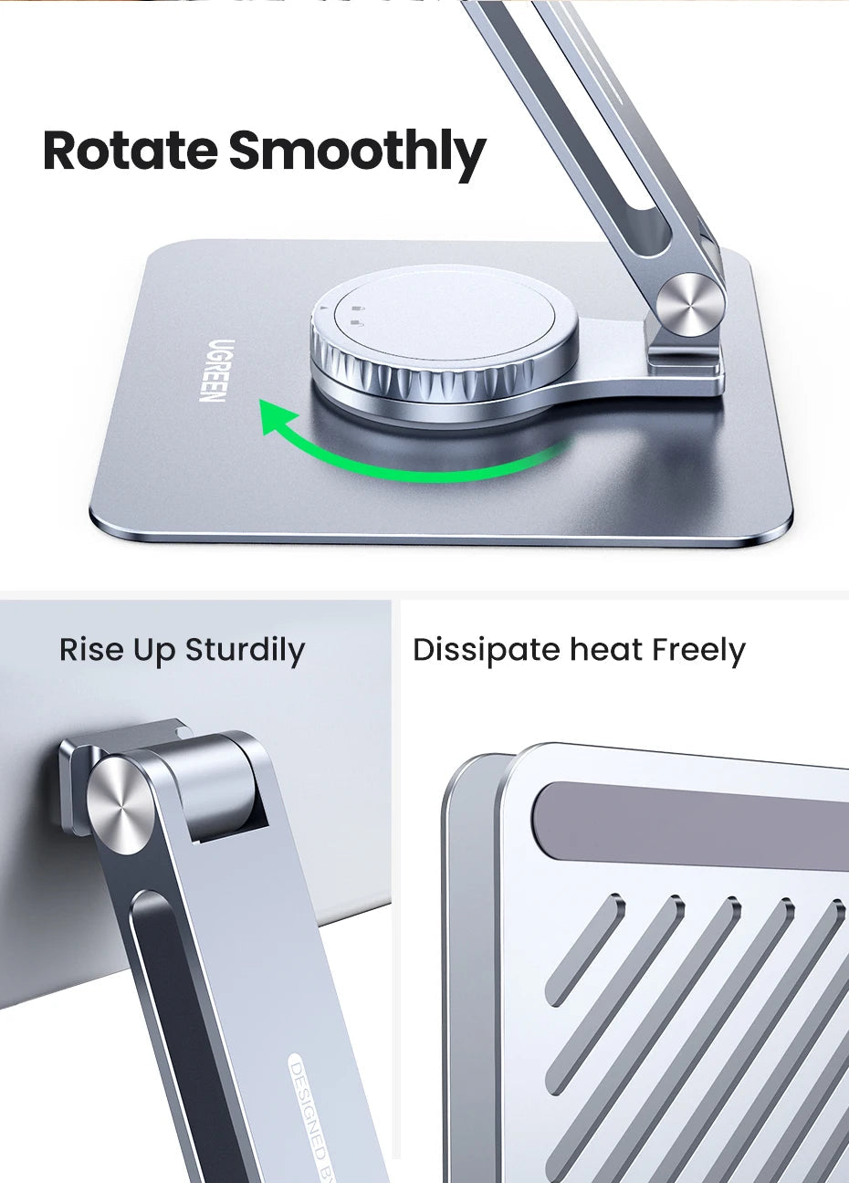 UGREEN Laptop Stand For Macbook Air Pro Laptop Support Macbook Pro Aluminum Vertical Notebook Stand Tablet Stand Laptop Holder exovai.com