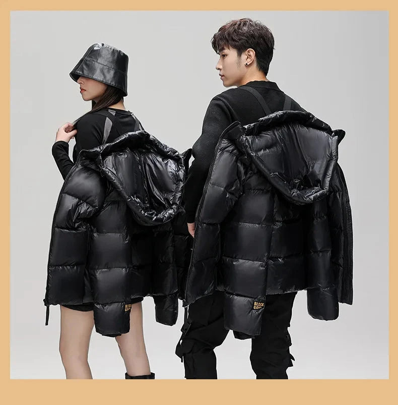 FGKKS Men Winter Down Jacket Brand New Classic Outdoor High Tech Couple Hooded Outwear Women Duck Down Parka Feather Jacket exovai.com