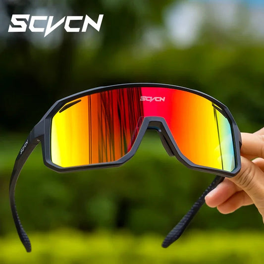 SCVCN Cycling Glasses Bike Mountain Bicycle Hiking Camping Golf UV400 Sunglasses Sport Protection Glasses for Men Women Baseball exovai.com