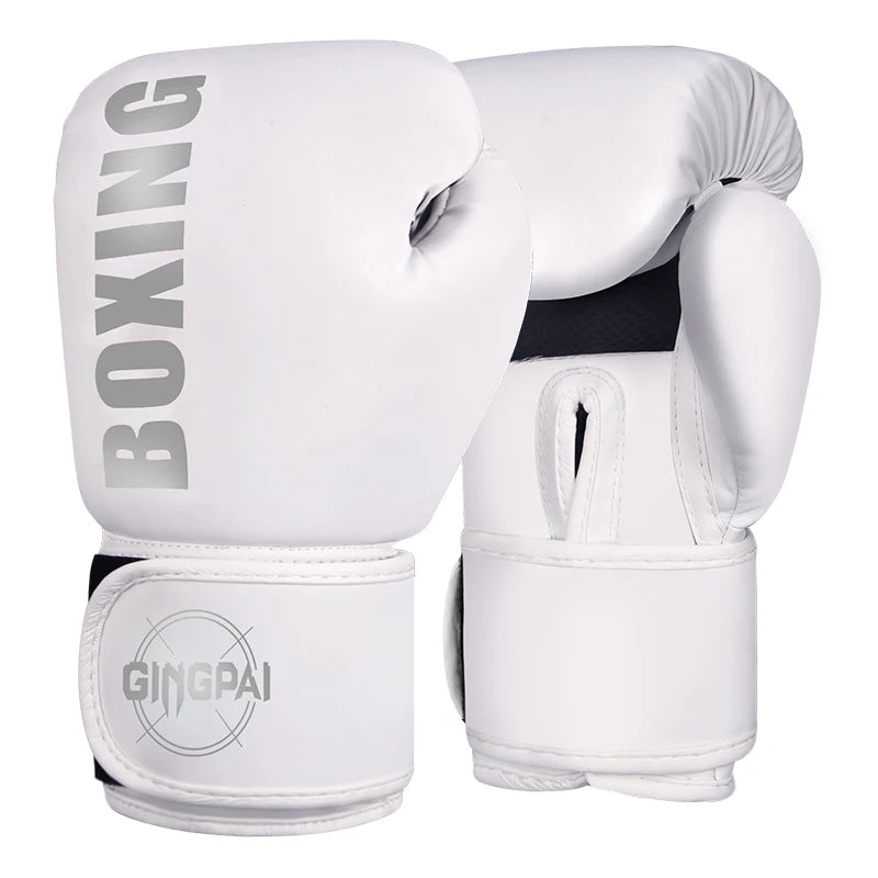 6/8/10/12oz Boxing Gloves Professional Adult Sanda Muay Thai Fighting Gloves Men and Women Training Sandbag Free Fight MMA exovai.com