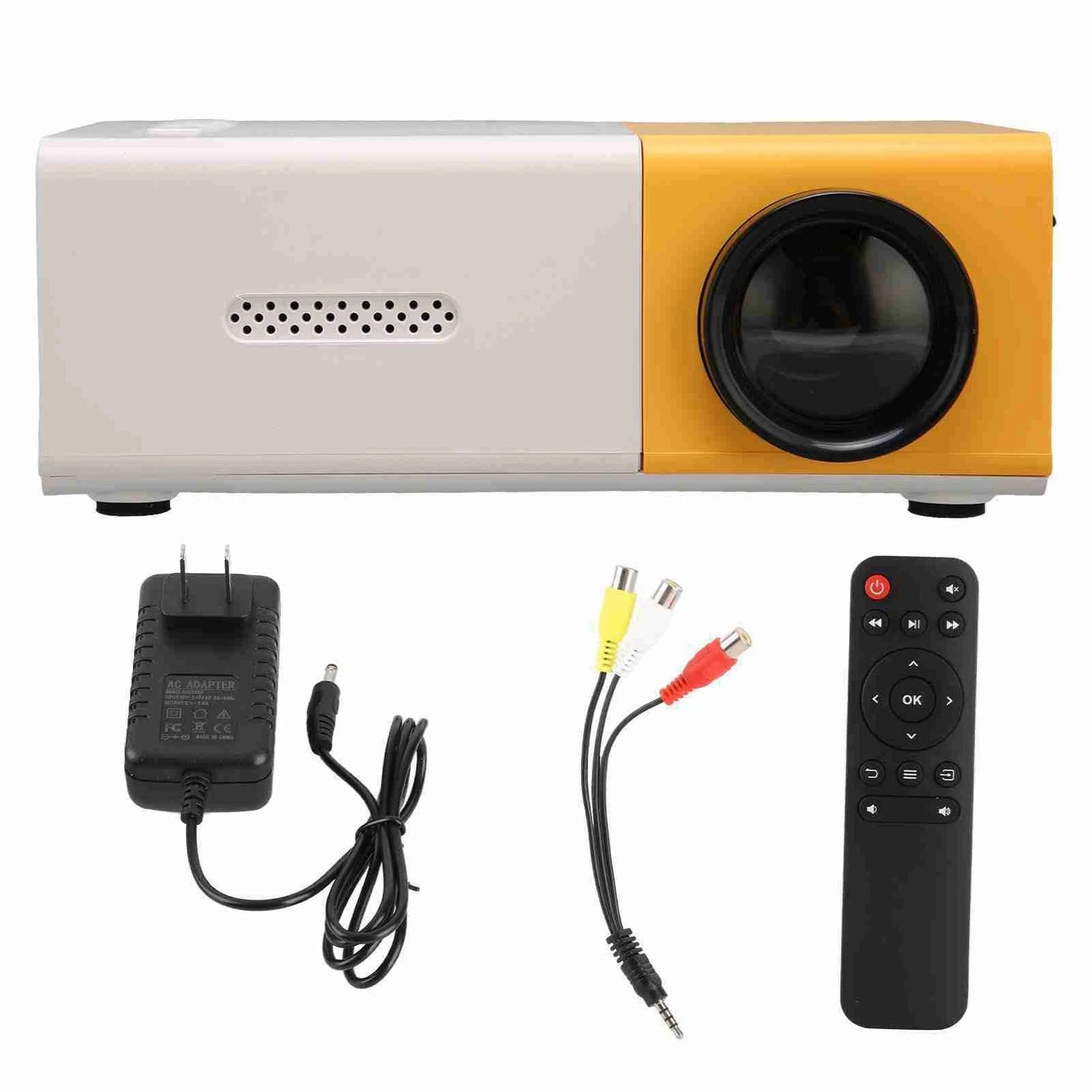 Mini Projector Smart HD 1080P HiFi Portable Movie Projector for USB HD Multimedia Interface Memory Card Smart Home Projector exovai.com