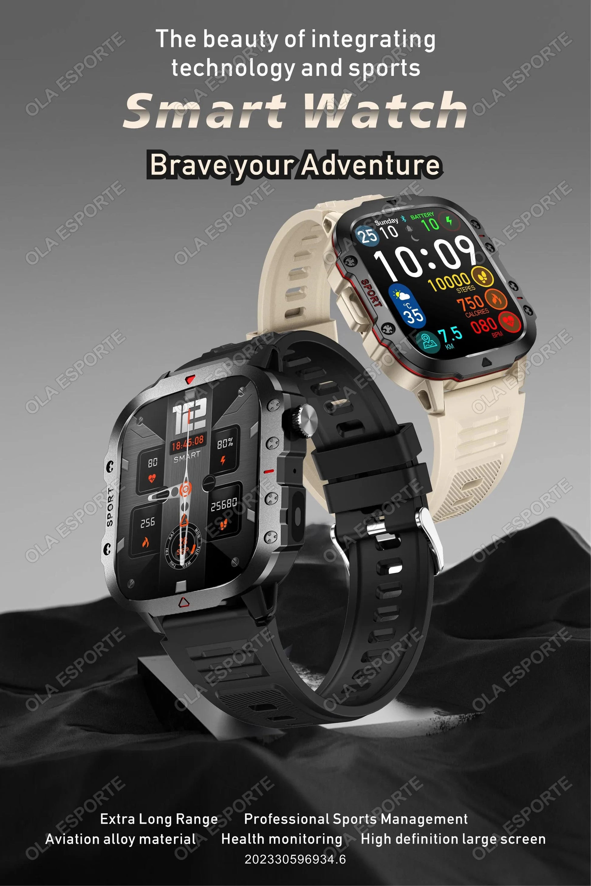 2025 New LED Men's Smartwatch Bluetooth Talking Smartwatch Multi Sport Mode Health Monitor Outdoor Sport Smart Watch For Android exovai.com