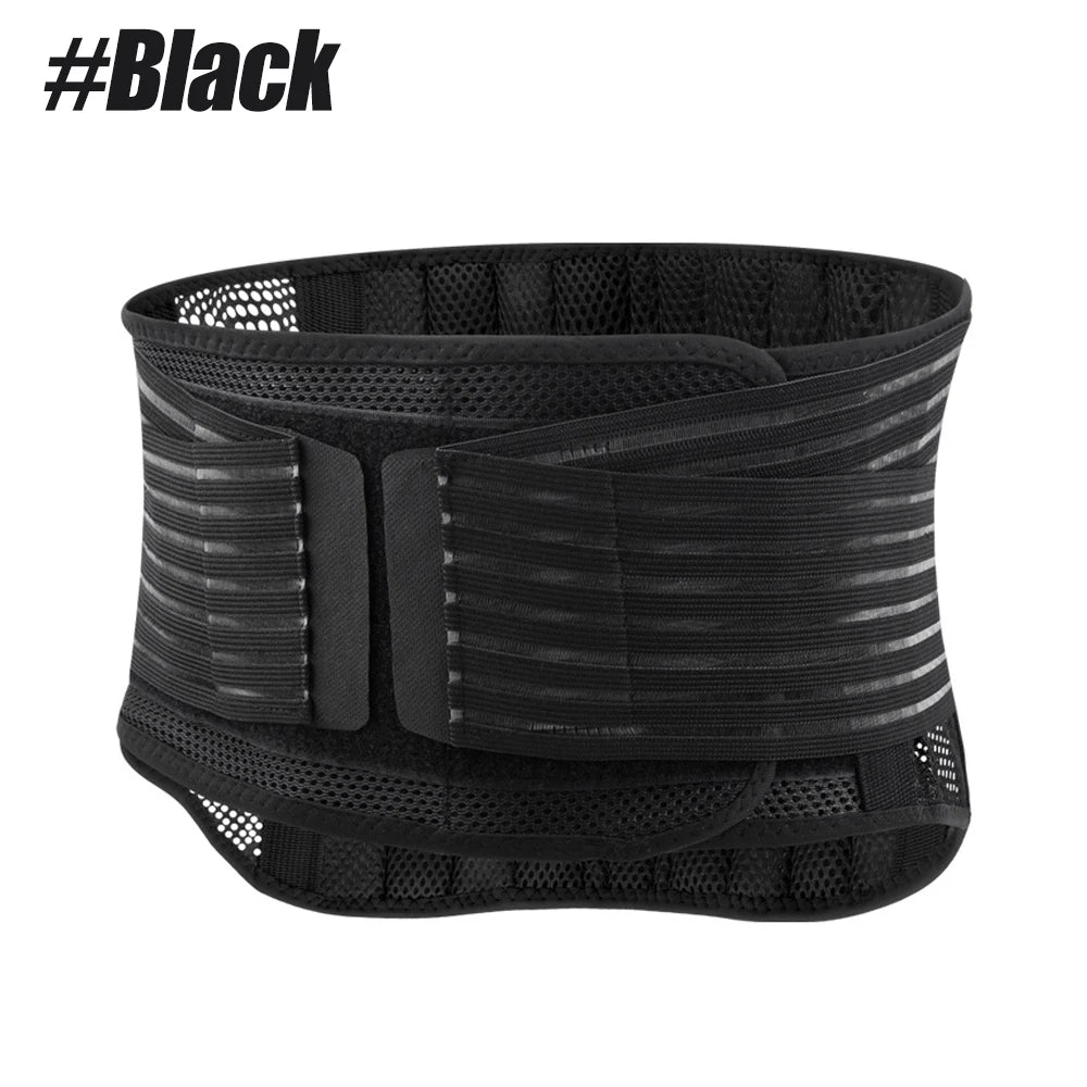 1Pc Back Brace Breathable Lower Back Support Belt Pain Relief with 4 Stays for Heavy Lifting Herniated Disc, Sciatica, Scoliosis exovai.com