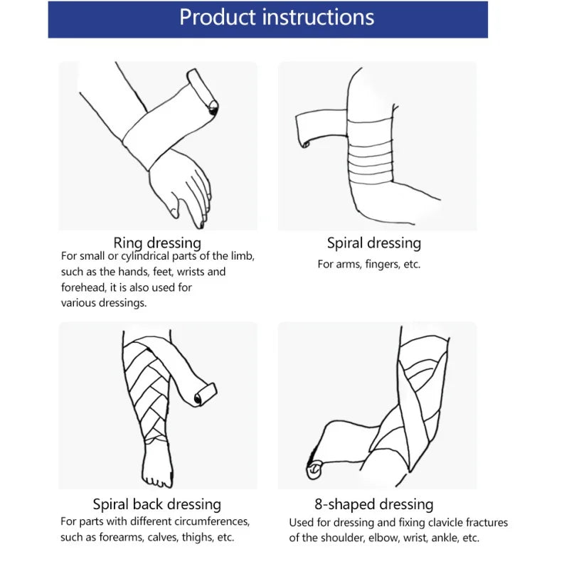 Kinesiology Tape Sport Self Adhesive Elastic Bandage First Aid Tape Wrap Stretch Bandage Cohesive Bandage High Elastic exovai.com
