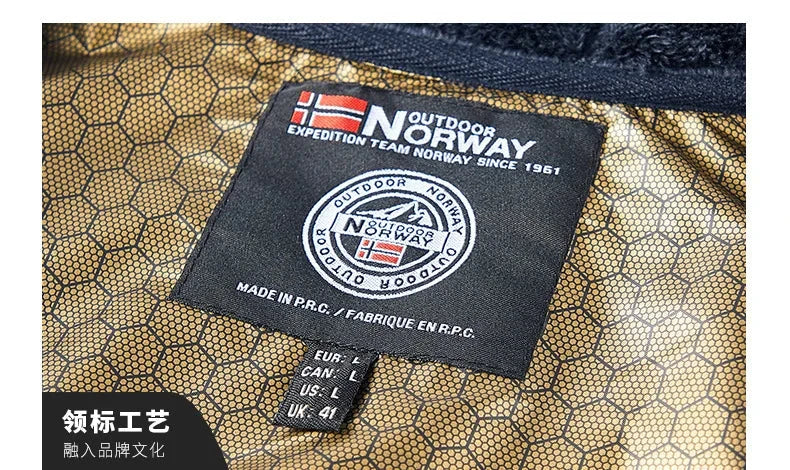 Winter New Fashion Trend Retro Sports Thick Warm Lamb Wool Jacket Men's Casual Loose Comfortable High-Quality Plus Size Jacket exovai.com