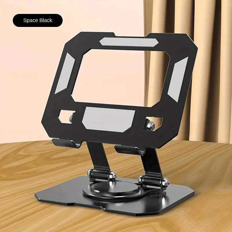 360° Rotatable Tablet Stand Adjustable Foldable Desktop Stand Holder Compatible For Lazy Folding Tablet Stand exovai.com