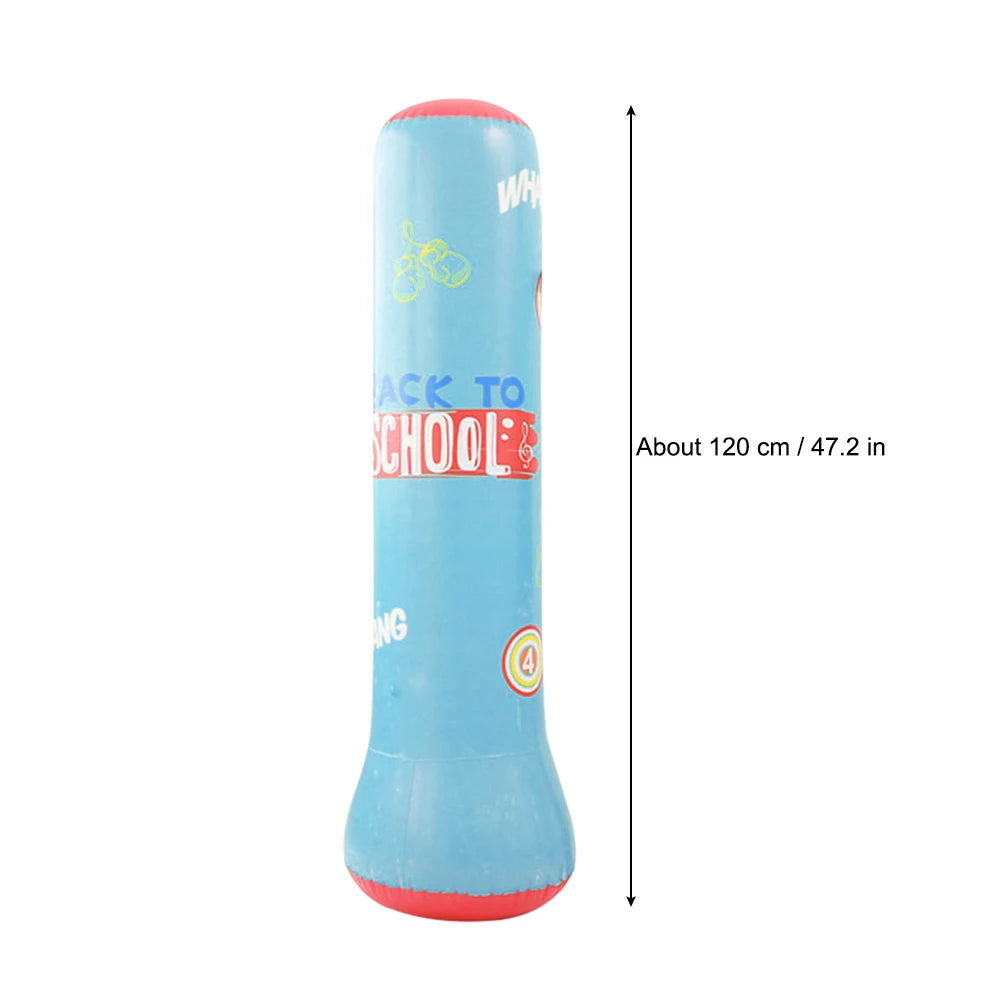 Inflatable Punching Boxing Bag Fitness Training Boxing Sack PVC Sports Fight Column Toy Kids Boxing Fight Pressure Sandbag exovai.com