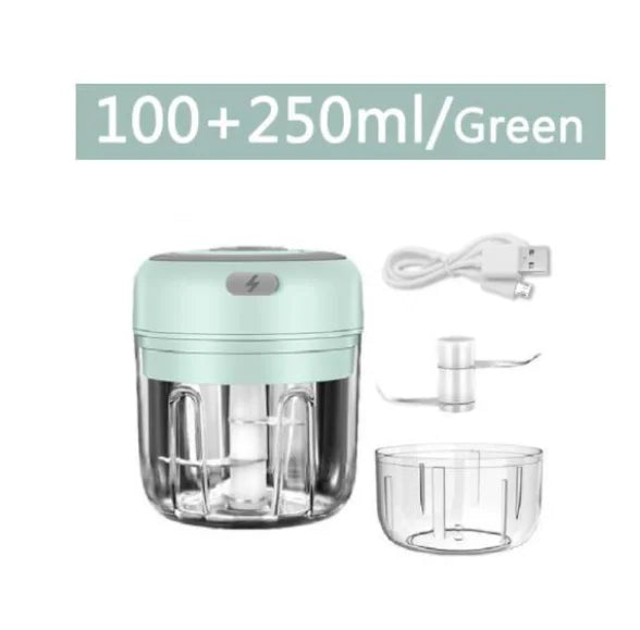 Electric Mini Garlic Chopper USB Meat Grinder Garlic Masher Machine Sturdy Durable Crushed Ginger Vegetable Crusher Kitchenware exovai.com