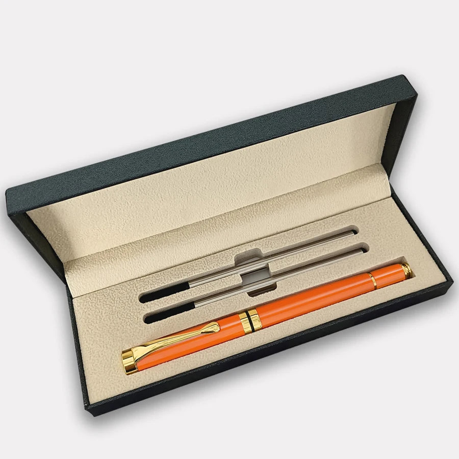 Gift Box Packaging Luxury Custom Gel Metal Pen Stationery Set Text Writing Pretty Office Ballpoint School Supplies 2024 Store exovai.com