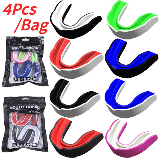 Fighting Training Mouth Guard Boxing Gum Shield Slim Fit Adult Sports Mouthguard Football Wrestling Boxing Teeth Protection exovai.com