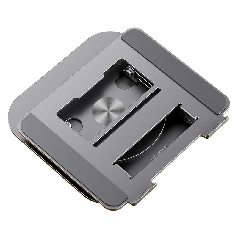 Laptop Stand 360° Rotatable Notebook Holder Liftable Desk Riser Stand Aluminum Alloy Stand Compatible With 9.7-17.3 Inch Laptops exovai.com