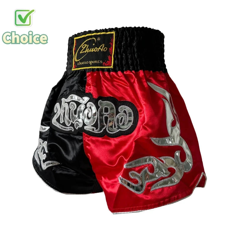 Muay Thai Fight Shorts MMA Shorts Clothing Training Fighting Grappling Martial Arts Kickboxing Shorts Kickboxing Boxing Pants exovai.com