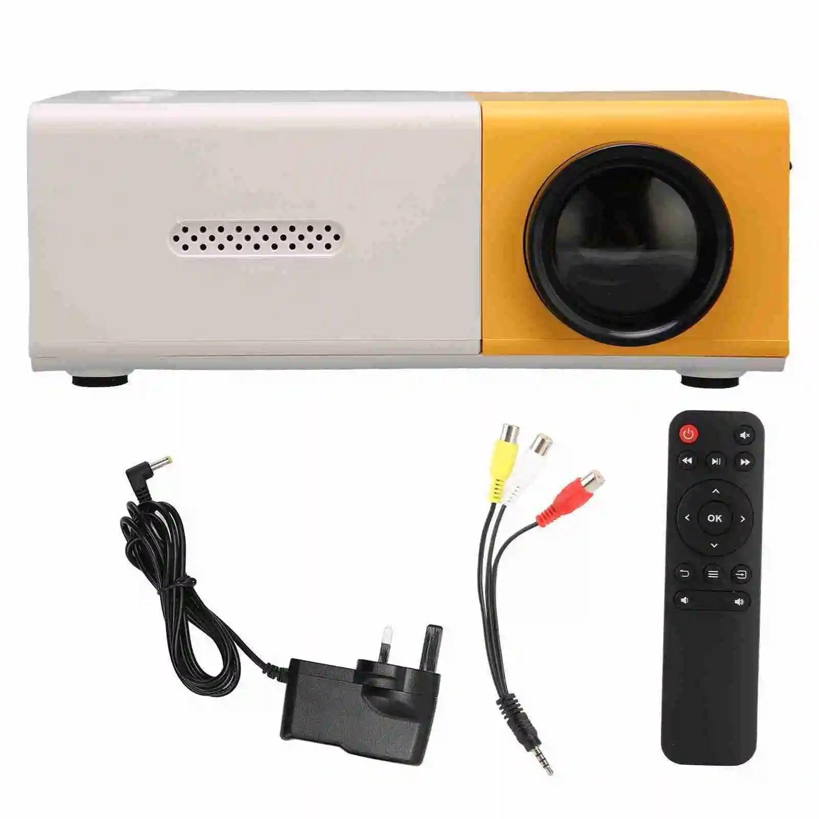 Mini Projector Smart HD 1080P HiFi Portable Movie Projector for USB HD Multimedia Interface Memory Card Smart Home Projector exovai.com