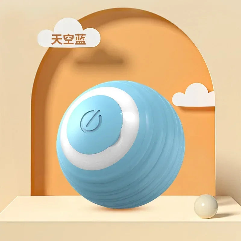 Cat Interactive Ball Smart Cat Toys for Pet Indoor Automatic Rolling Ball Electronic Interactive Cat Toy Cat Game Accessories exovai.com