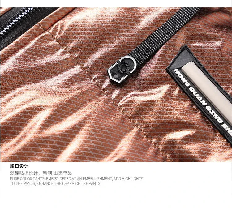 Men's Fashion Puffer Jacket Cotton Padded Thick Warm Puffy Parkas Hooded Windproof Thermal Overcoat Outerwear Plus Size L-5XL exovai.com