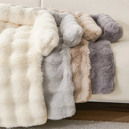 1PC Winter Warm Dog Bed Mats Super Soft  Plush Pet Blanket Pad Mat for Small Dogs Plush Neck Pillow Cat Nest Travel & Indoor exovai.com