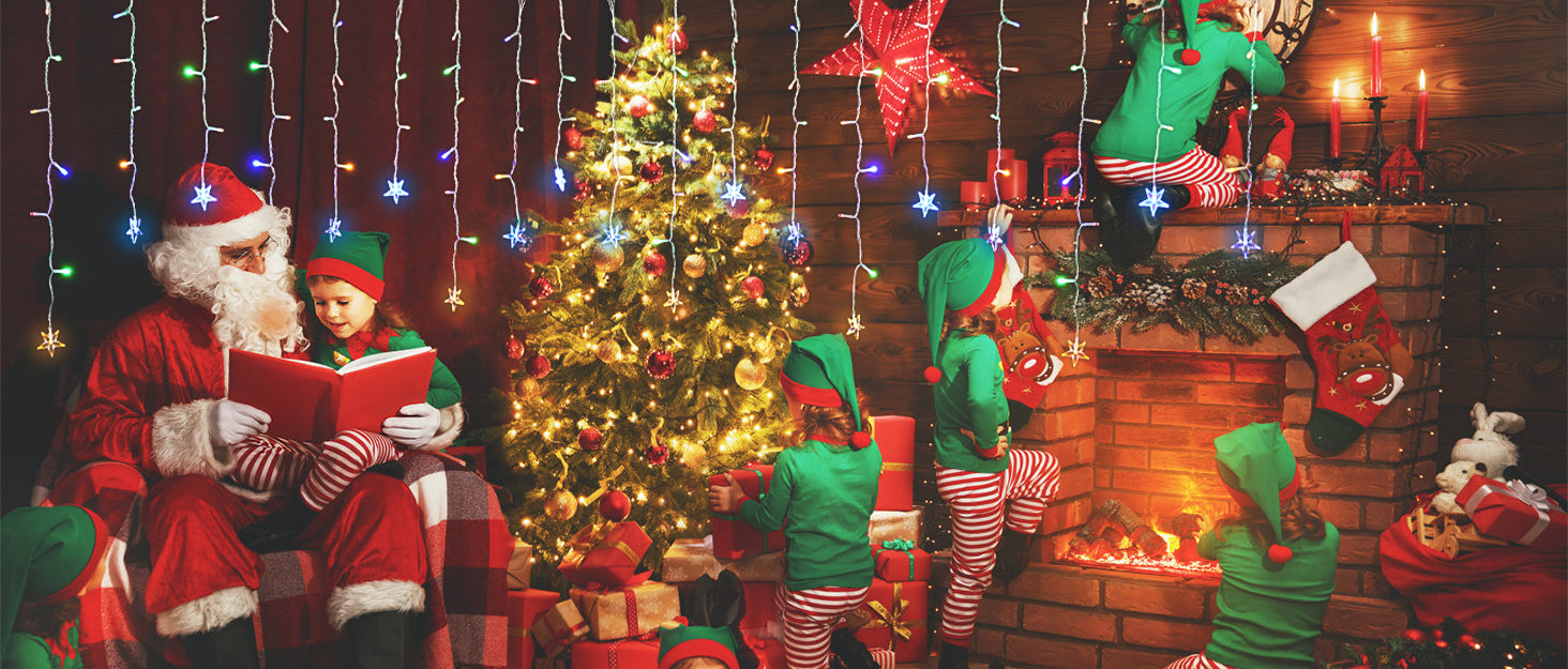 Christmas Decoration Lights Outdoor 20m 864 LED Street Garlands Icicle Lights Outdoor Waterproof Curtain Fairy String Light exovai.com