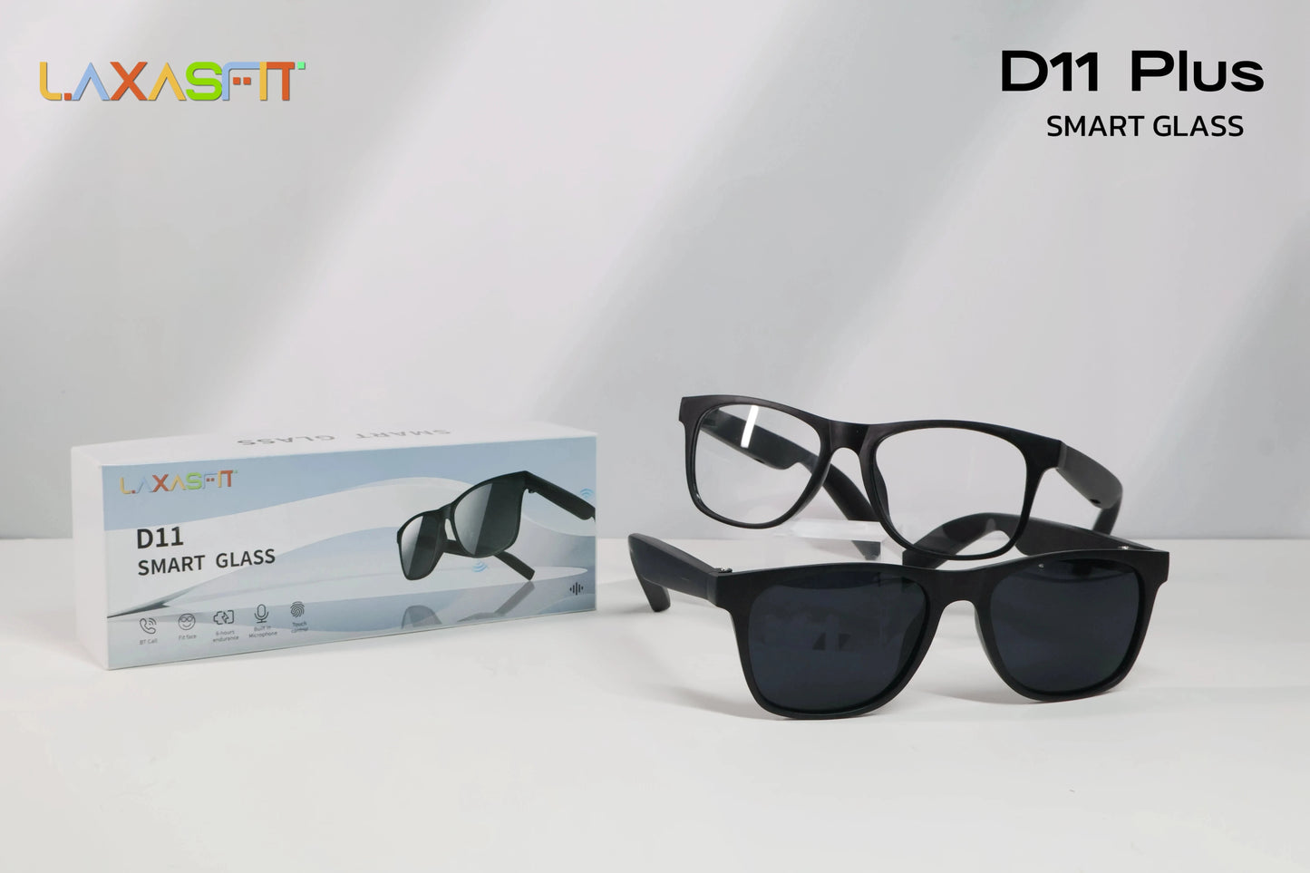 LAXASFIT 2025 New Men's Smart Glasses Women's Bluetooth Glasses Voice Call Control Music UV Polarized Sunglasses exovai.com