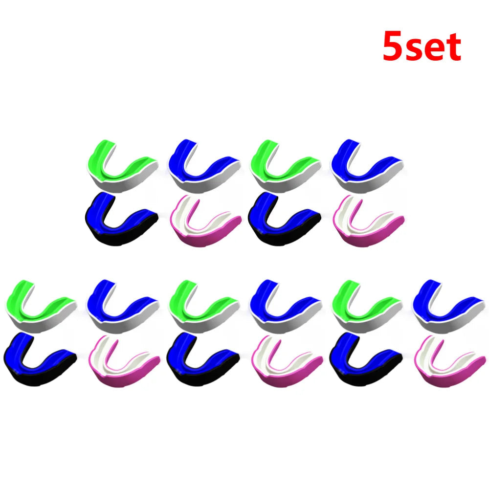 Fighting Training Mouth Guard Boxing Gum Shield Slim Fit Adult Sports Mouthguard Football Wrestling Boxing Teeth Protection exovai.com