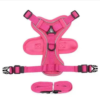 Reflective Cat Harness and Leash Sets Breathable Mesh Pet Harnesses for Small Dogs Cats Kitten Accessories collier chat exovai.com