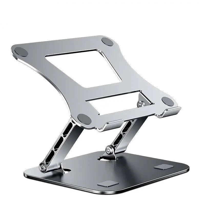 Phone Tablet Stand Adjustable Aluminum Alloy Laptop Tablet up to 17 "Laptop Portable Folding Cooling Stand For Macbook iPad Asus exovai.com