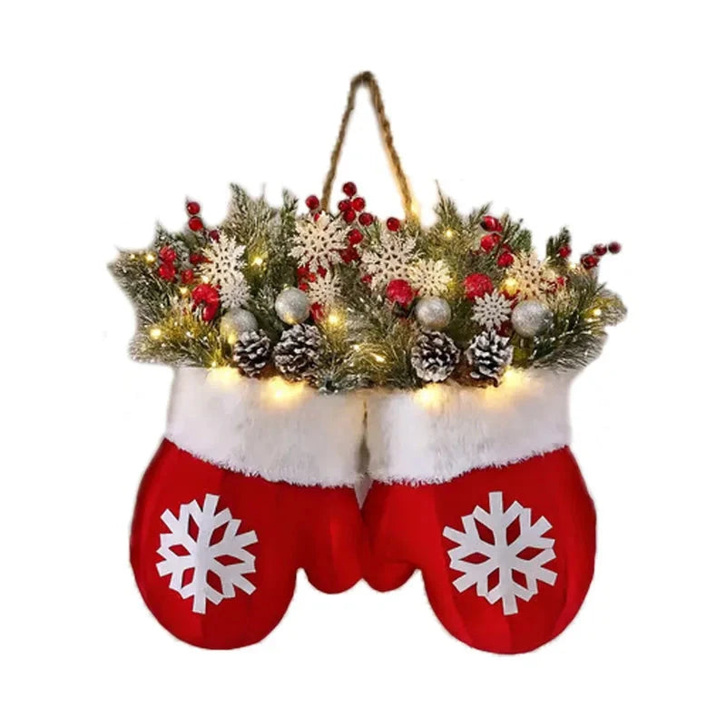 Christmas crutches, candies, lollipops, elderly people's gloves, hats, small ornaments, decorations, decorations, props exovai.com