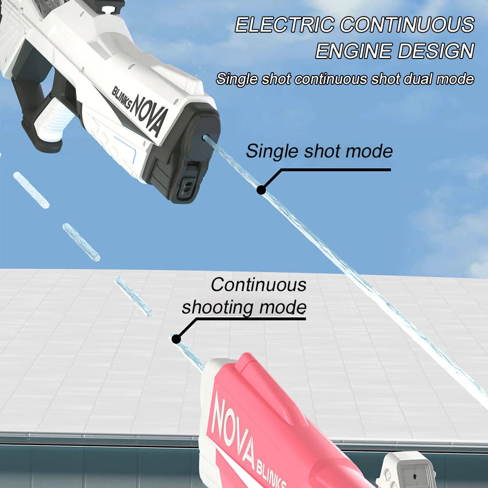 Automatic Electric Water Gun Auto Suction Water Guns for Adult Kids Battery Powered Squirt Blaster Summer Pool Beach Outdoor Toy exovai.com