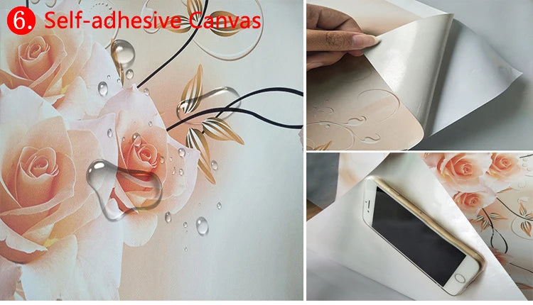 Custom 3D Wall Mural Plant Leaf Pastoral Wallpaper Bedroom Living Room TV Background Waterproof Canvas Fabric Painting Wall Art exovai.com
