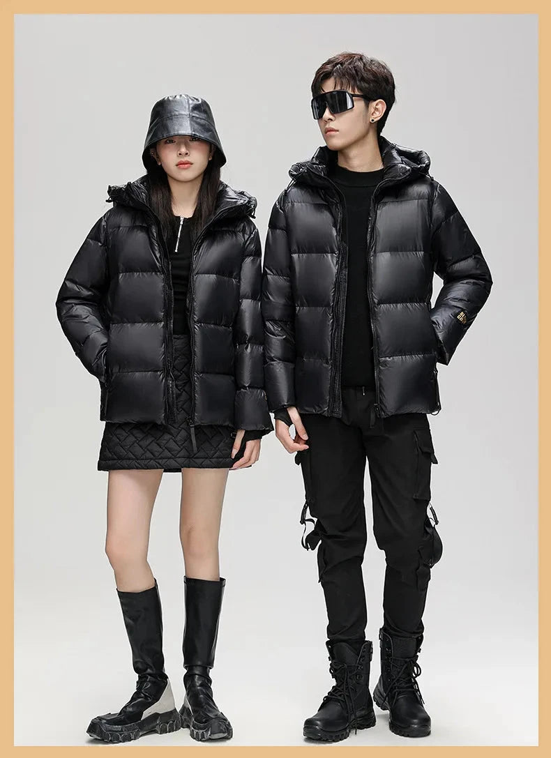 FGKKS Men Winter Down Jacket Brand New Classic Outdoor High Tech Couple Hooded Outwear Women Duck Down Parka Feather Jacket exovai.com
